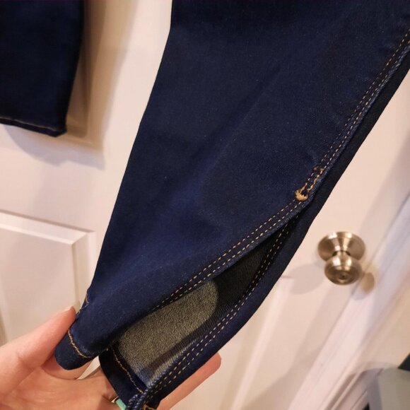 Frame Jeans Womens 25 Le Sylvie Slender Straight Ankle High Rise Side Split Hem‎ - Picture 5 of 13